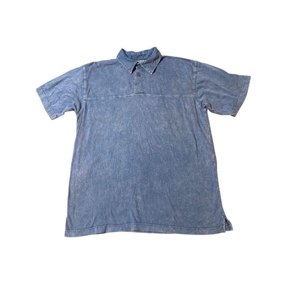 Weekendz off men’s short sleeve polo shirt Indian blue  L